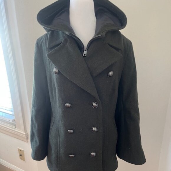 Banana Republix x Olivia Palermo Wool Peacoat Women's S - Picture 2 of 6